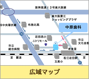 中原歯科 広域マップ